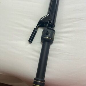 Black Curling Iron with Gold Accents